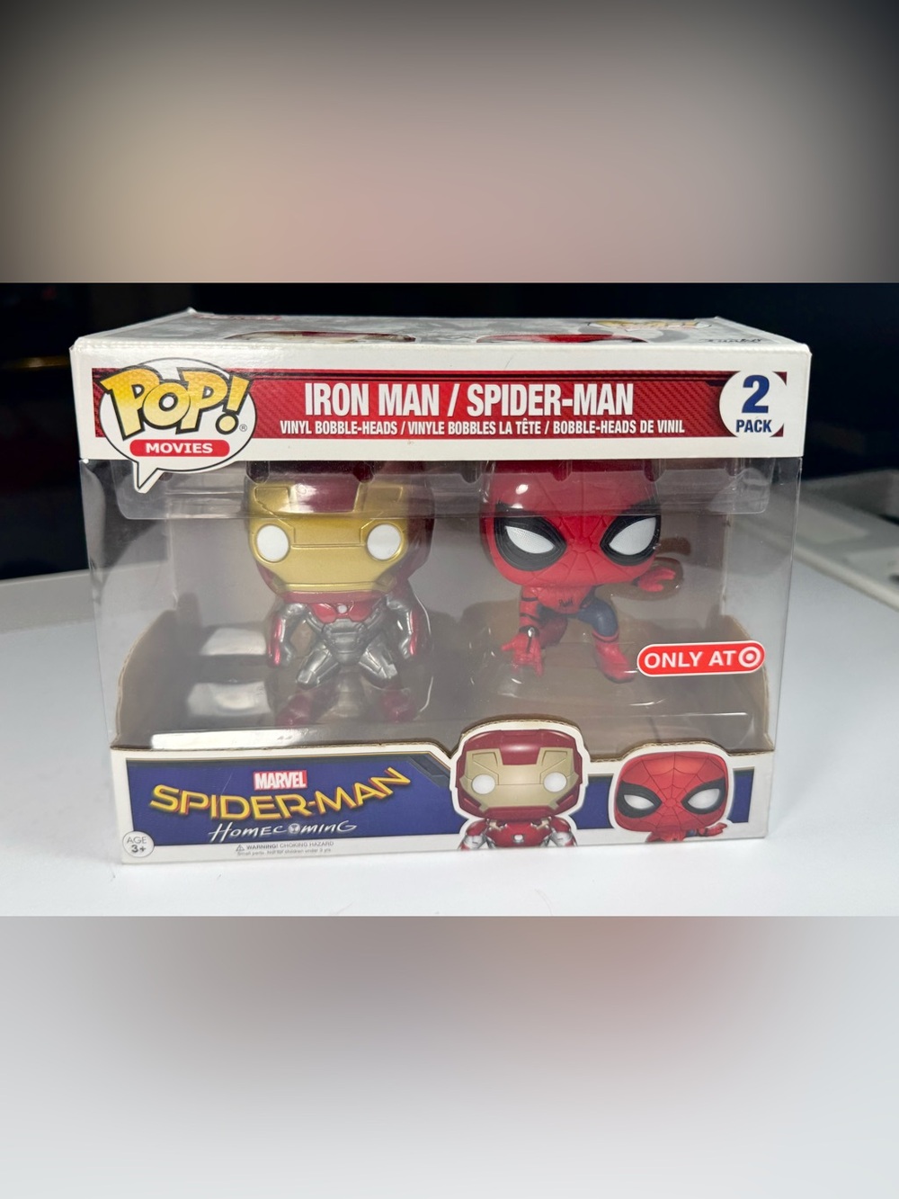 Funko Pop! Vinyl: Marvel - Iron Man/Spider-man (Spider-Man: Homecoming) 2 - Pack